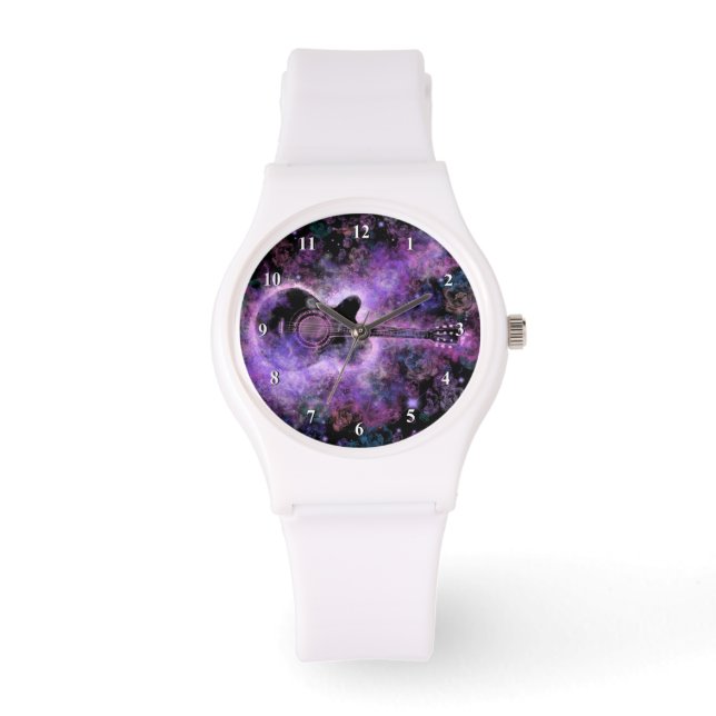 Guitar Music Watch Armbandsur (Framsida)