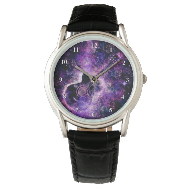 Guitar Music Watch Armbandsur (Framsida)