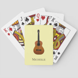 Guitar Musical Gult Casinokort