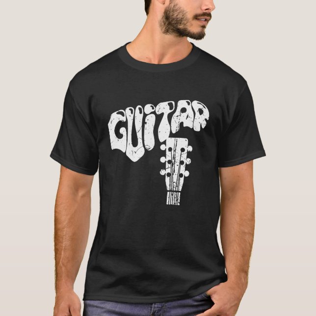 Guitar Musical Instruments Guitarist Guitars T Shirt (Framsida)