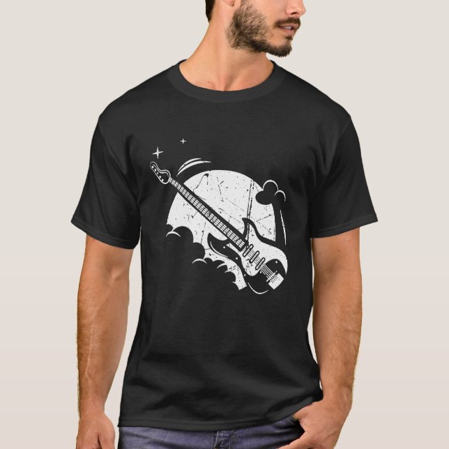 Guitar Musical Instruments Music Guitarist Guitars T Shirt (Framsida)