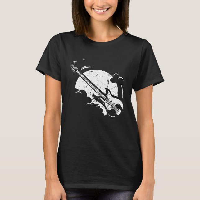 Guitar Musical Instruments Music Guitarist Guitars T Shirt (Framsida)
