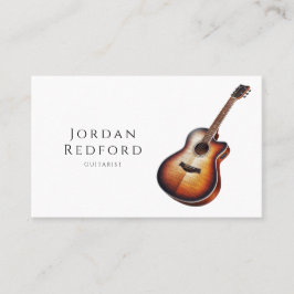 Guitar Musician Music Teacher Visitkort