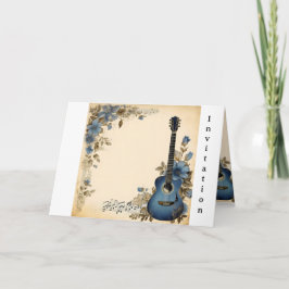 Guitar Musik noter Flowers Inbjudan