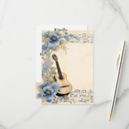 Guitar Musik noter Flowers OSA Kort