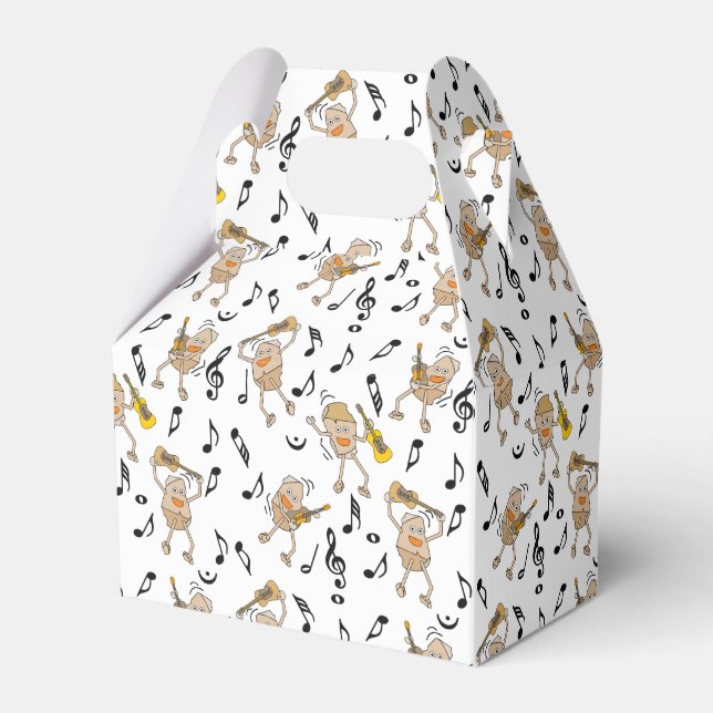 Guitar Musik noter Mönster Presentaskar (Framsidan Sidan)