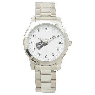 Guitar Musik noter Text Armbandsur