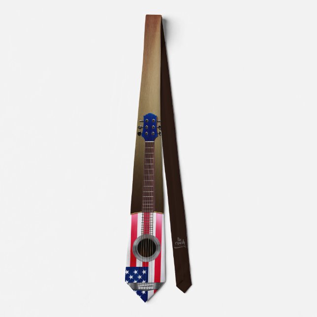 Guitar Necktie version 5 Patriotic Slips (Framsida)