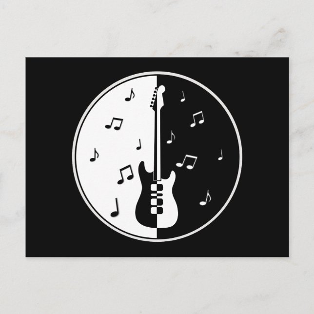 Guitar Night Vykort (Framsida)