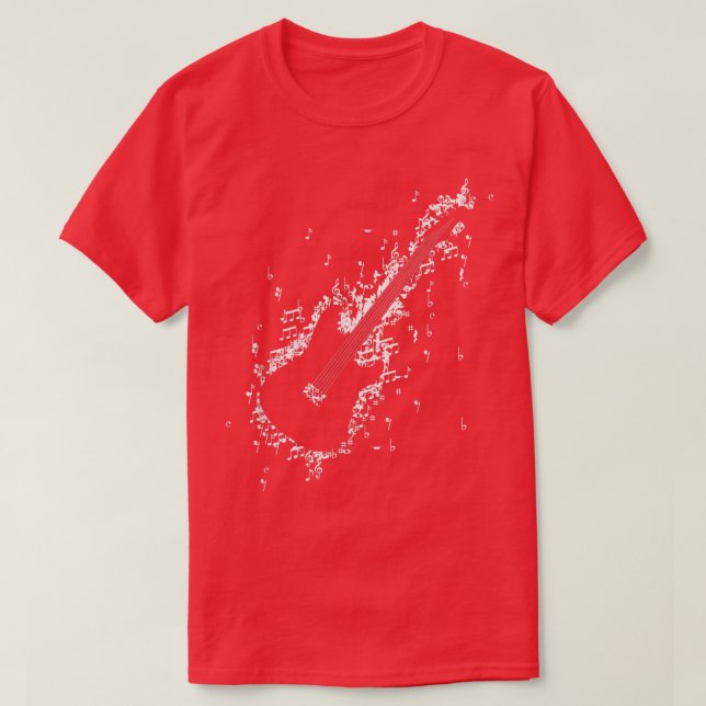 Guitar notes awesome design  t shirt (Design framsida)