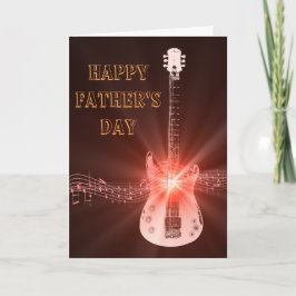 Guitar Notes Fars dag-kort Kort