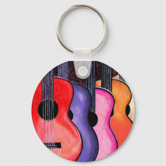 Guitar-nyckelkedja Nyckelring