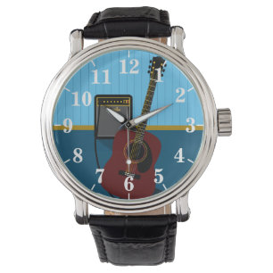 Guitar och Amp Armbandsur