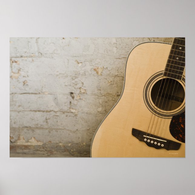 Guitar och Bricks Poster (Framsidan)