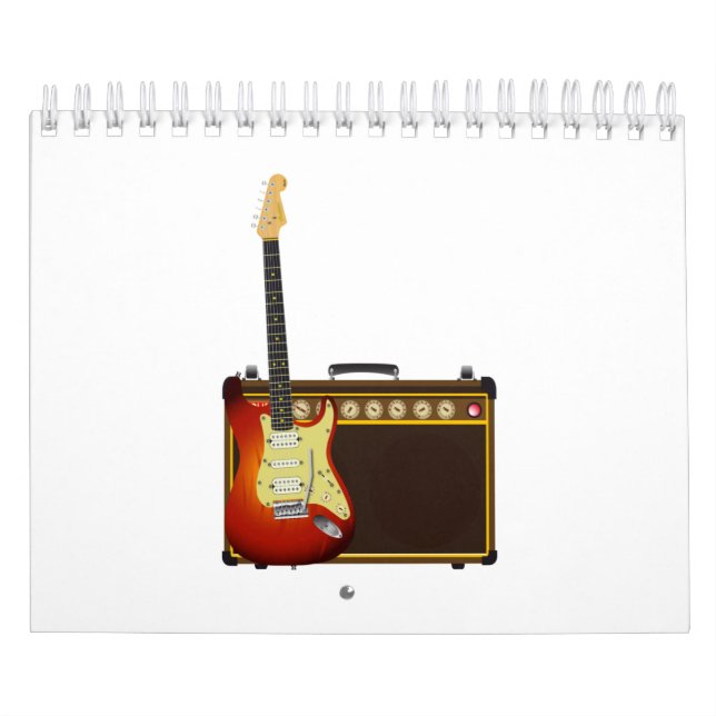 Guitar och förstärkare kalender (Omslag)