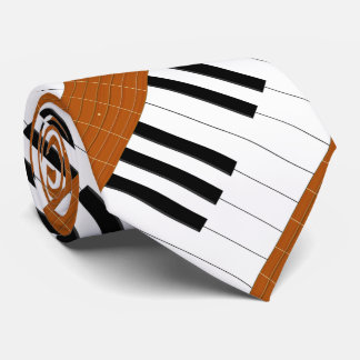 Guitar och Piano rand tie Slips