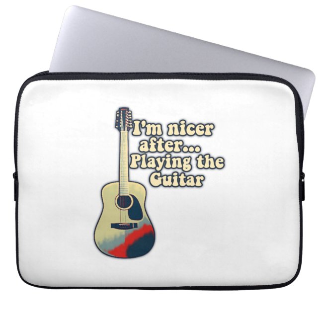 Guitar ord för gitarr älskare laptop fodral (Framsidan)