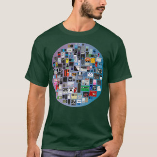 Guitar Pedal Collage T Shirt