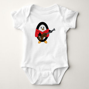 Guitar Penguin Cute Animal T Shirt