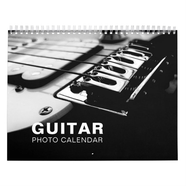 Guitar Photo Wall Calendar Kalender (Omslag)