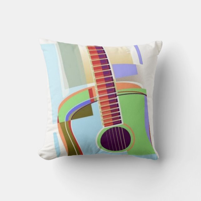 Guitar Pillow Kudde (Framsida)
