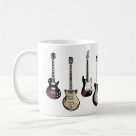 Guitar Player Gift Rock and Roll Musician Band Mug Kaffemugg