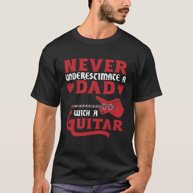 Guitar Player  Guitar Daddy Guitarist Dad Guitar P T Shirt (Framsida)