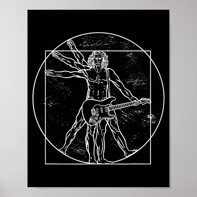Guitar Player Guitar Musical Instrument Guitarist  Poster (Framsidan)