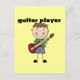 Guitar Player - Handskjortor och presenter Vykort