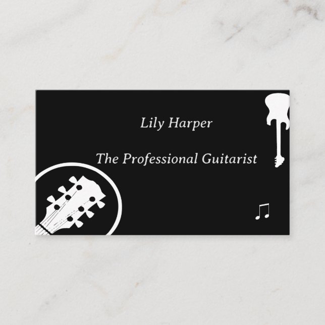 Guitar Player Music Artist Teacher School-konsert (Framsida)
