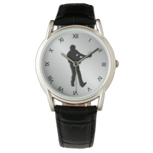 Guitar Player Roman Numerals Armbandsur