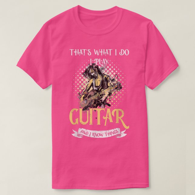 Guitar Player Saying Guitarist I Play Guitar And K T Shirt (Design framsida)