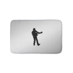 Guitar Player Silver Badrumsmatta
