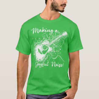 Guitar Player Skapar ett Glatt ljud T Shirt
