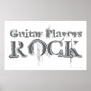Guitar Player Sten Poster