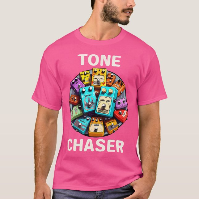 Guitar Player Tone Chaser Handwired Boutique Effec T Shirt (Framsida)