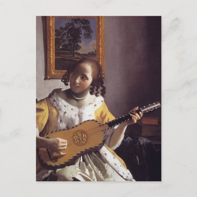 Guitar Player Vykort (Framsida)