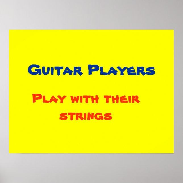 Guitar Players poster (Framsidan)