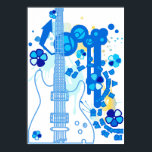 GUITAR-POP TUNES POSTER<br><div class="desc">En design med gitarr som motiv</div>