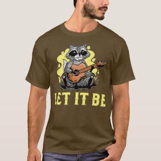 Guitar Premium för racoon-uppspelning T Shirt