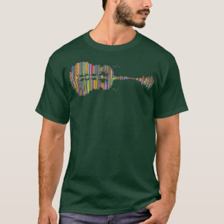 Guitar psychedelic t shirt