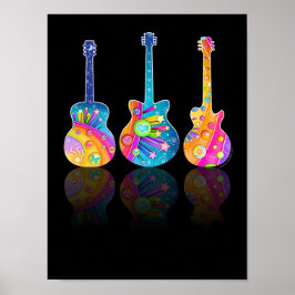 GUITAR REFECECTIONS POSTER