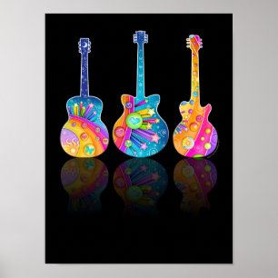 GUITAR REFECECTIONS POSTER