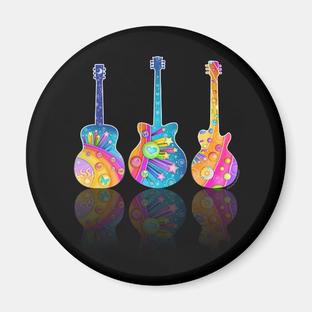 GUITAR REFECTIONS MAGNETS MAGNET (Framsidan)