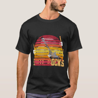 Guitar Retro Stil Vintage Musician Music Electric T Shirt