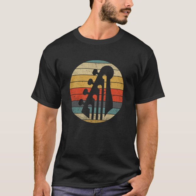 Guitar retro t shirt (Framsida)