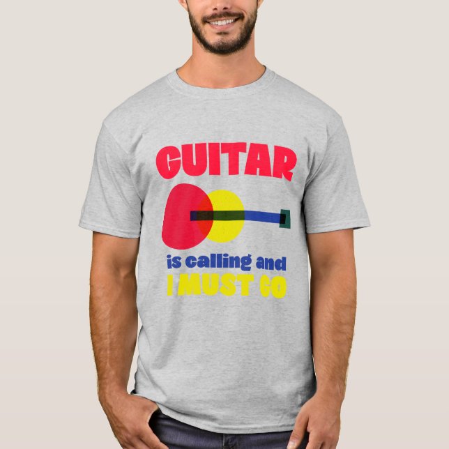 Guitar ringer för manar från Guitar Shirt T Shirt (Framsida)