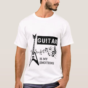 Guitar Rock musik för gäster Retro Duo T Shirt