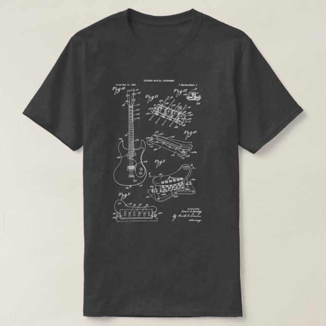 Guitar Rock musik Musician Band T Shirt (Design framsida)