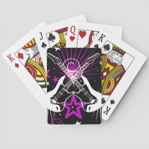 Guitar Rock N Roll Deck of Cards Spel Kort